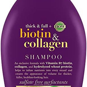 OGX Shampoo, Thick & Full+ Biotin & Collagen, 385ML