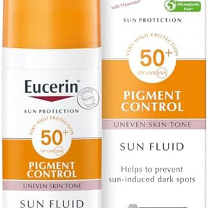 Eucerin Face Sunscreen: Pigment Control Sun Fluid SPF50+, Reduces Pigment Spots, 50ml