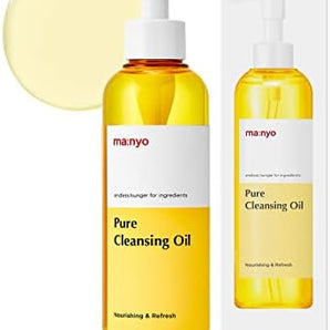 MANYO Cleansing Oil: Korean Facial Cleanser, Blackhead Melting, Daily Makeup Removal with Argan Oil, 6.7 fl oz