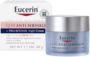 Eucerin, Face, Q10 Revitalize, Night Cream, Fragrance Free, 1.7 fl oz (48 g)