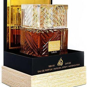 Lattafa Perfumes Khamrah for Unisex Eau de Parfum Spray, 3.4 Ounce