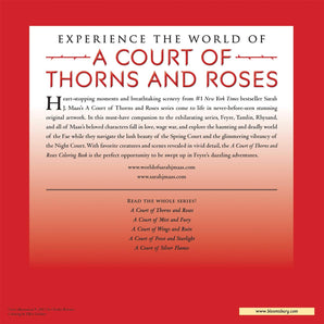 Court of Thorns and Roses Coloring Book Paperback –