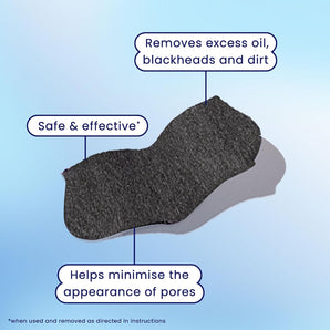 Biore Charcoal, Deep Cleansing Pore Strips for Blackhead Removal on Oily Skin, with Instant Blackhead Removal and Pore Unclogging, features Natural Charcoal, 3x Less Oily Feeling Skin, 6 Count