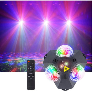 Disco Ball Light 5 in 1 DJ Stage Strobe Light Christmas Decoration