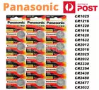 Panasonic CR2032 CR2025 CR1220 CR1616 CR1620 CR2016 CR1632 Lithium Battery